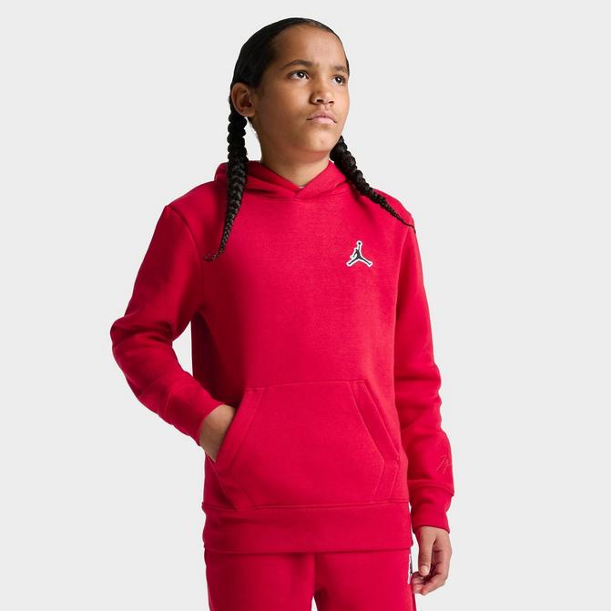 Boys red store jordan hoodie