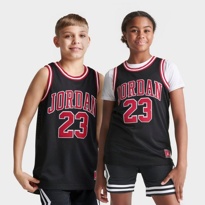 Jordan Kids 23 Jersey Medium Black