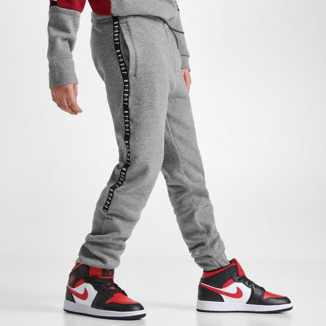 Nike Air Jordan Gray Jogger Sweatpants Big Jumpman Logo Youth XL