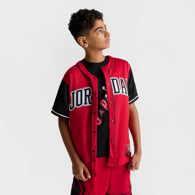 Jordan HBR Baseball Jersey - Youth in University Blue Size S | WSS