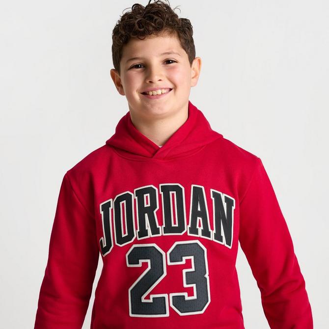 Kids Jordan Jersey Pullover Hoodie Finish Line