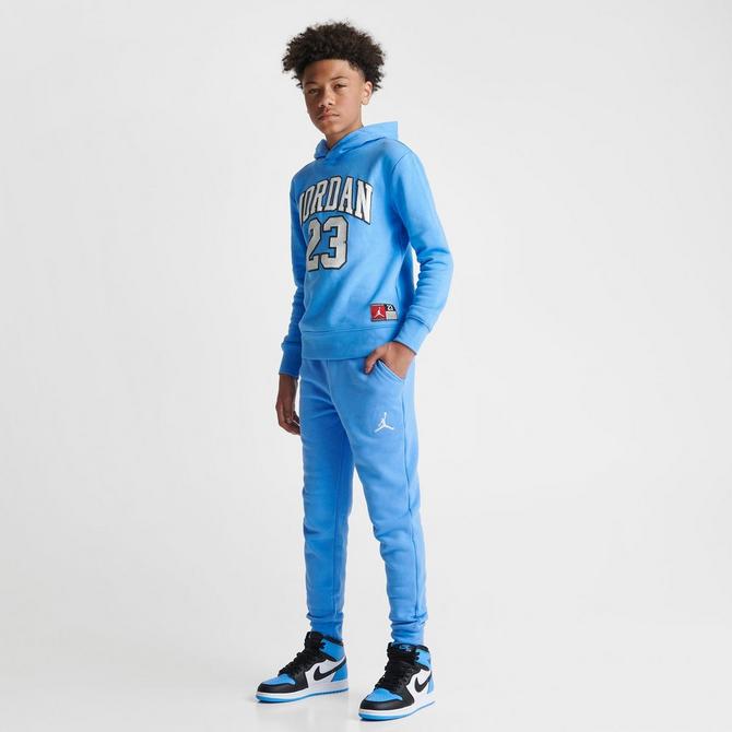 Boys Kids Nike Air Jordan Jumpman Blue Athletic Jogger Track Pants Size XL