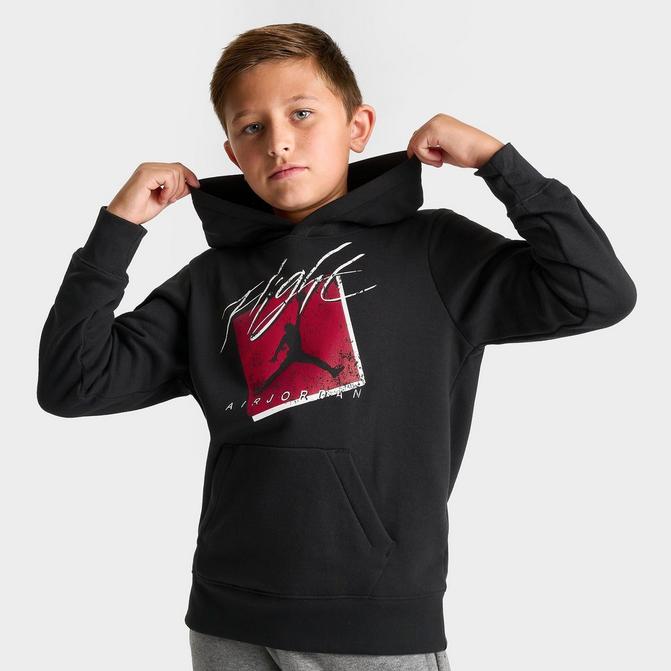 Kids Jordan Flight Spray Pullover Hoodie Finish Line