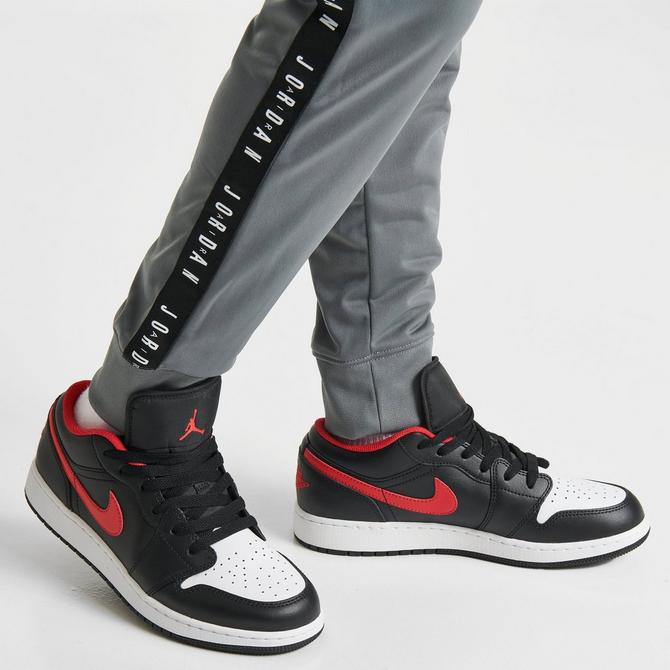 Black Jordan Fade Collegiate Joggers Junior