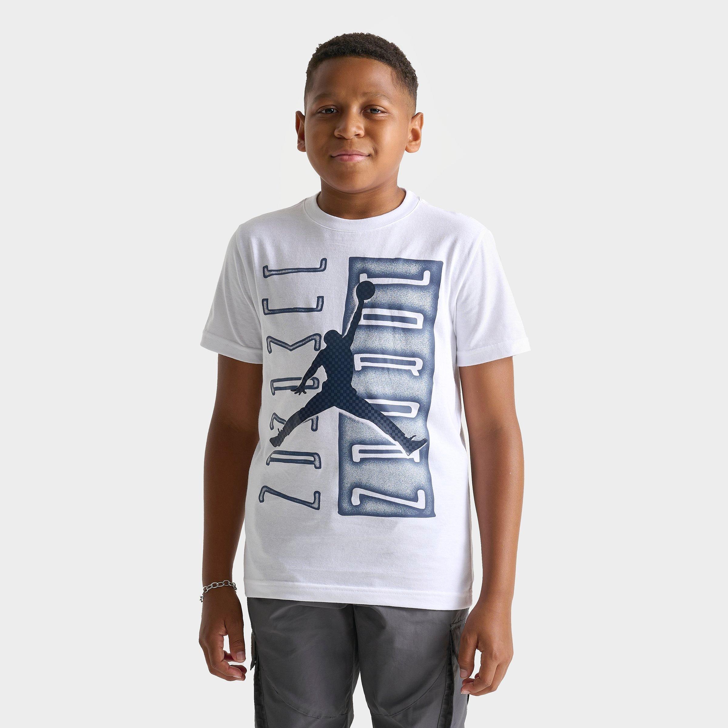 Kids' Air Jordan AJ11 Vertical Columns T-Shirt