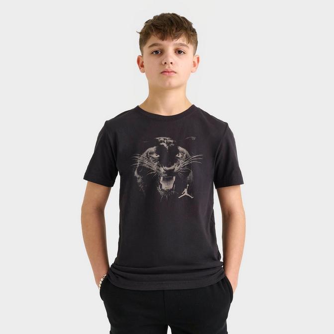 Kids' Jordan AJ3 Black Cat T-Shirt| Finish Line
