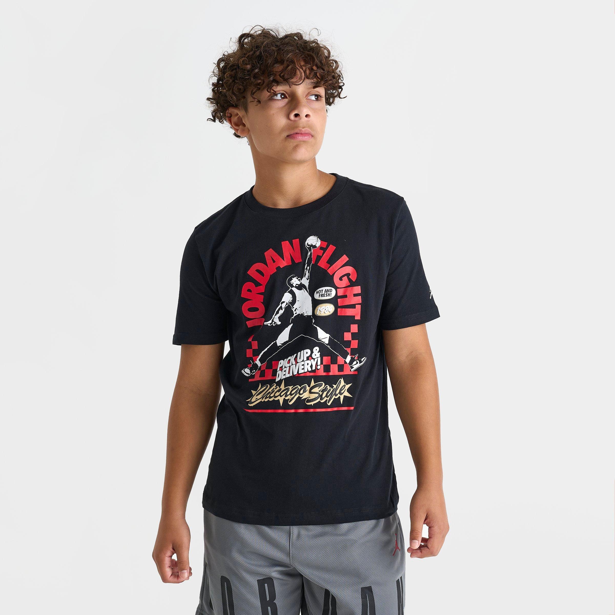 Big Kids' Jordan Flight Pizza Shop T-Shirt