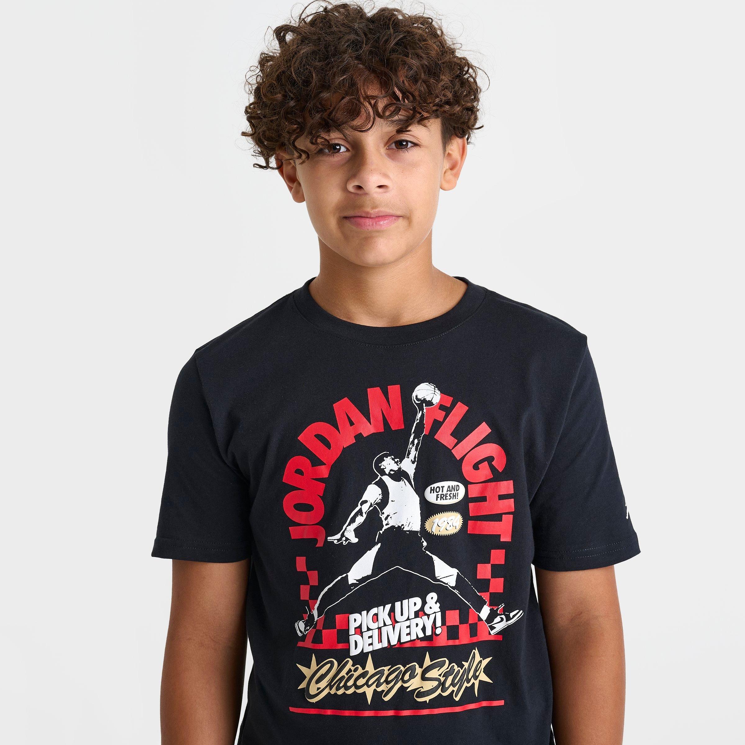 Big Kids' Jordan Flight Pizza Shop T-Shirt