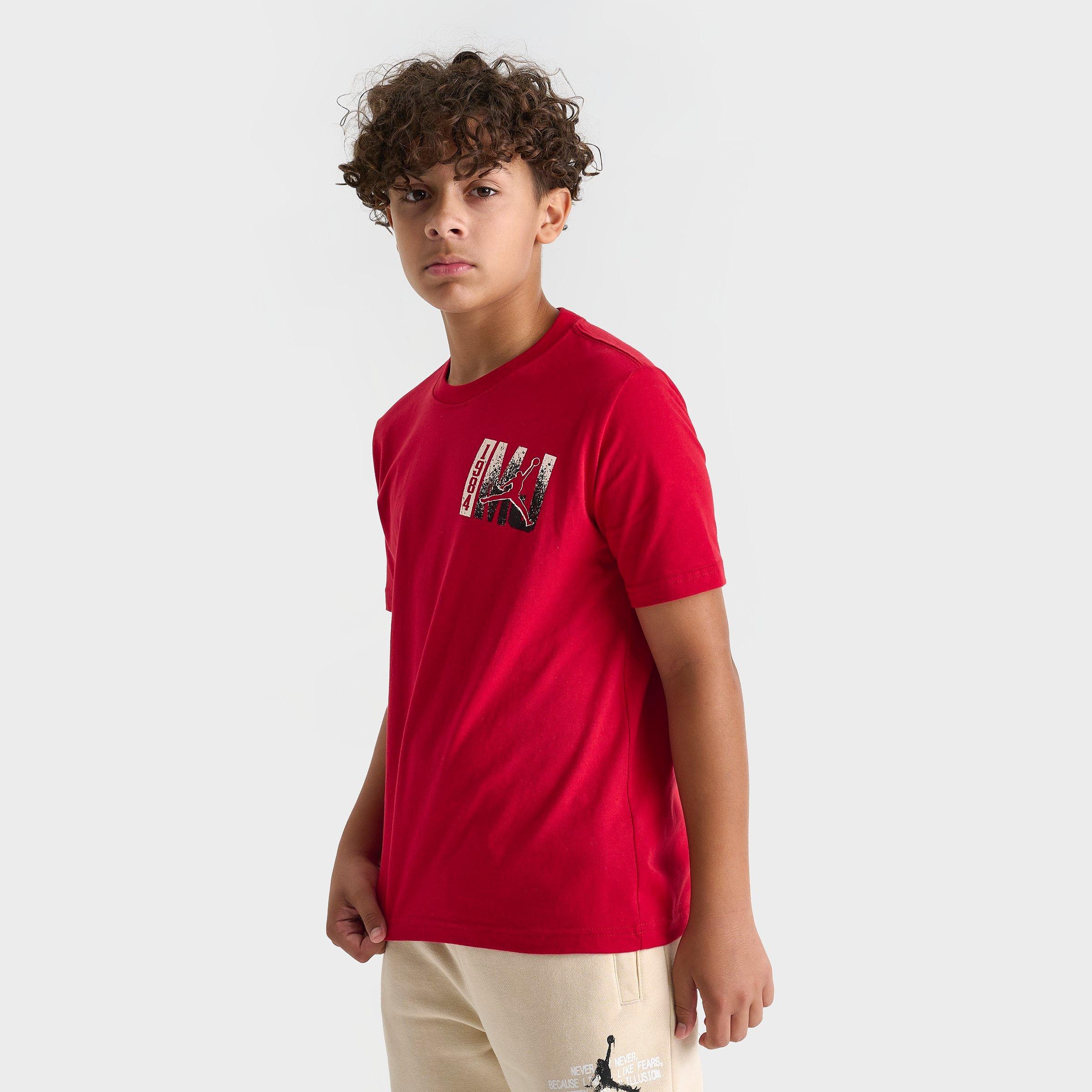 Big Kids' Jordan Jumpman Fade Back Hit T-Shirt