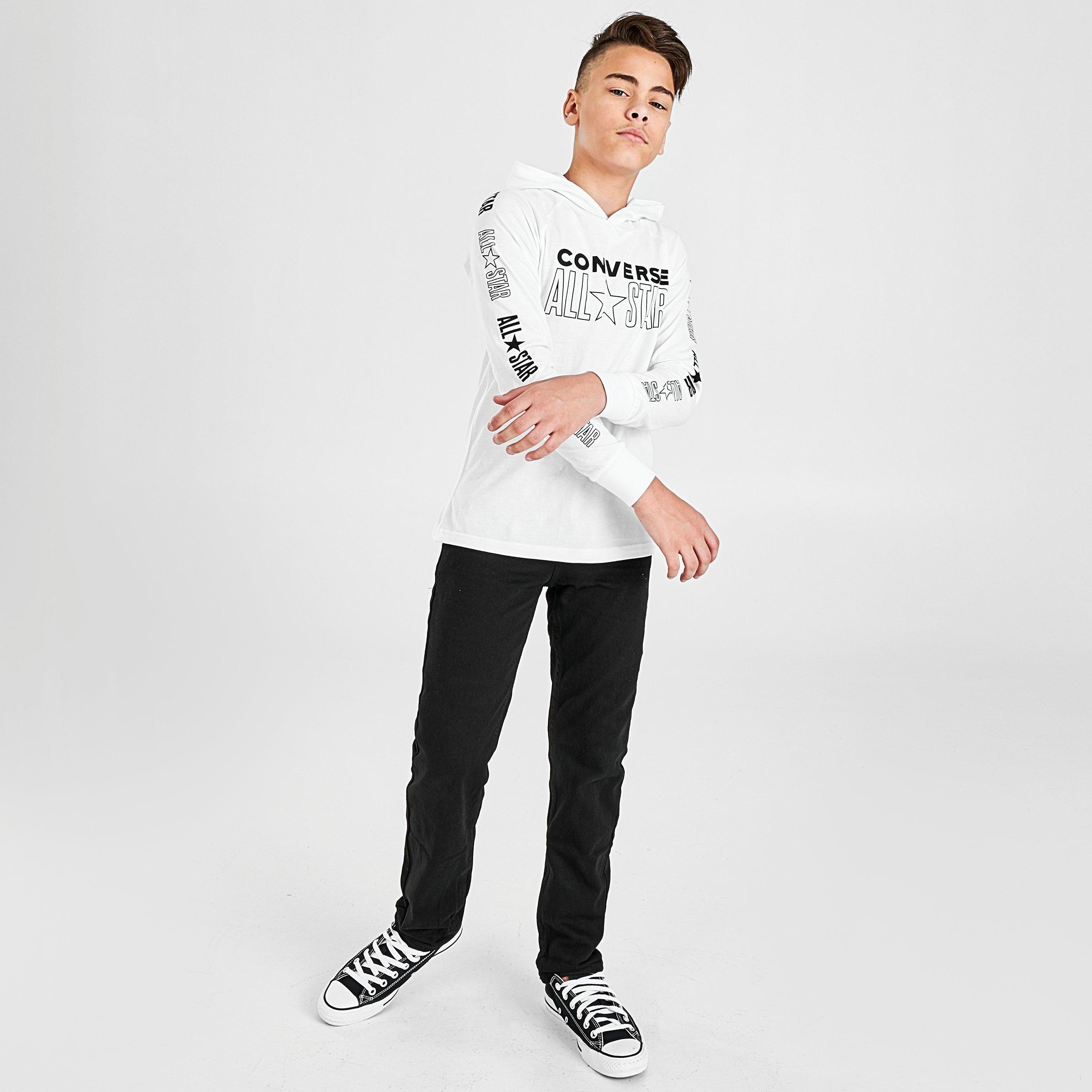 boys converse hoodie