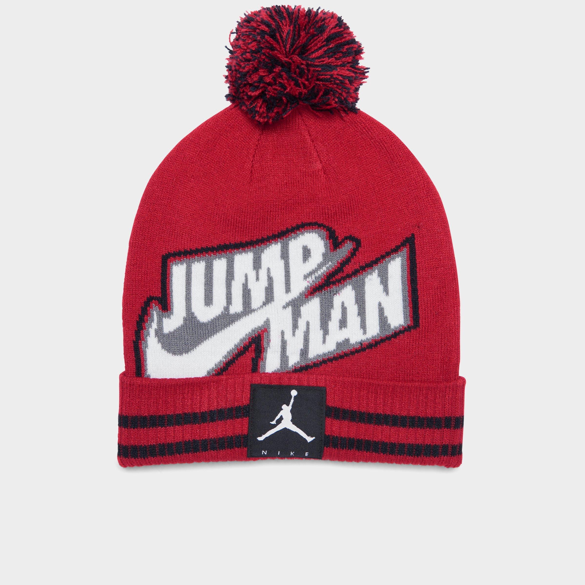 crack dilemma shuttle Kids' Jordan Jumpman Pom Beanie Hat and Gloves Set | Finish Line