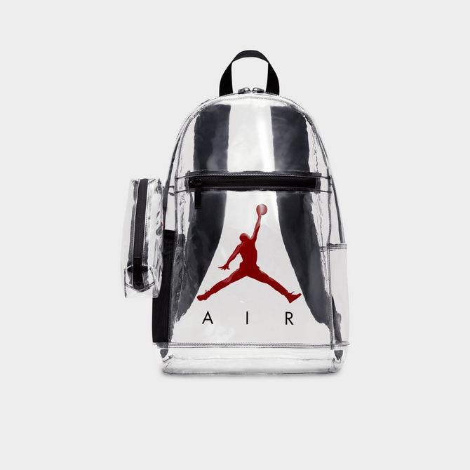 Kids Jordan Clear School Pencil Case Backpack 17L Finish Line