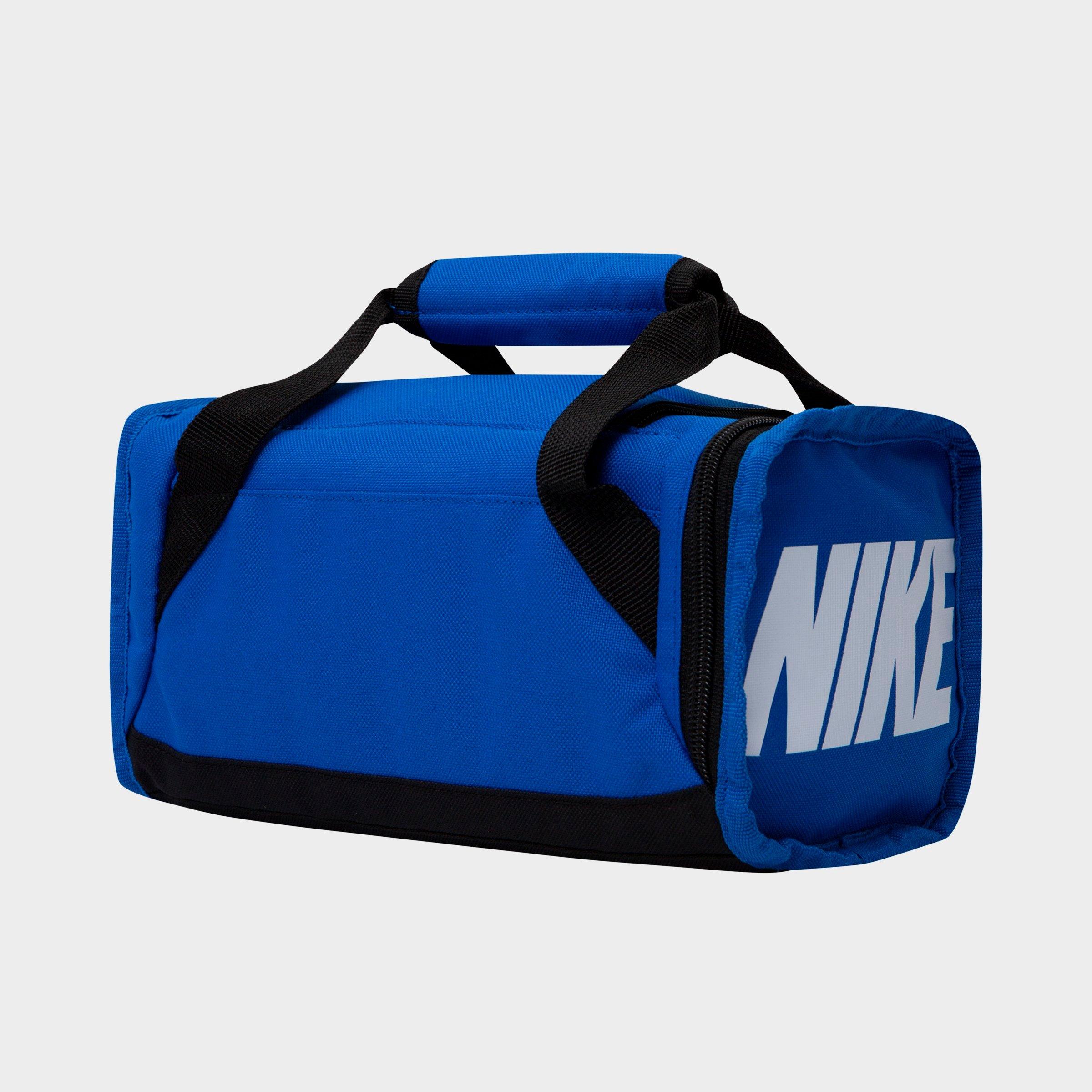 blue nike lunch bag