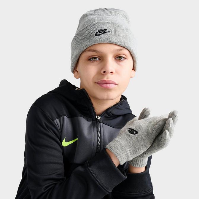 Kids' Nike Futura Beanie and Gloves Set| Finish Line