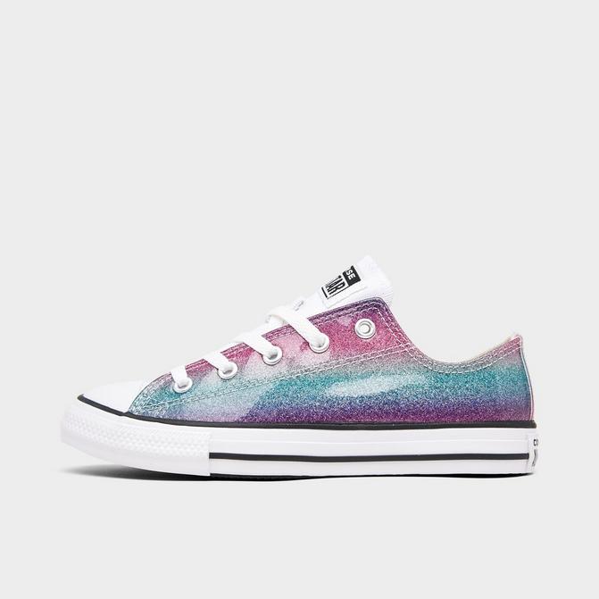 Girls' Little Kids' Converse Chuck Taylor Star Glitter Drip Low Casual Shoes| Finish Line