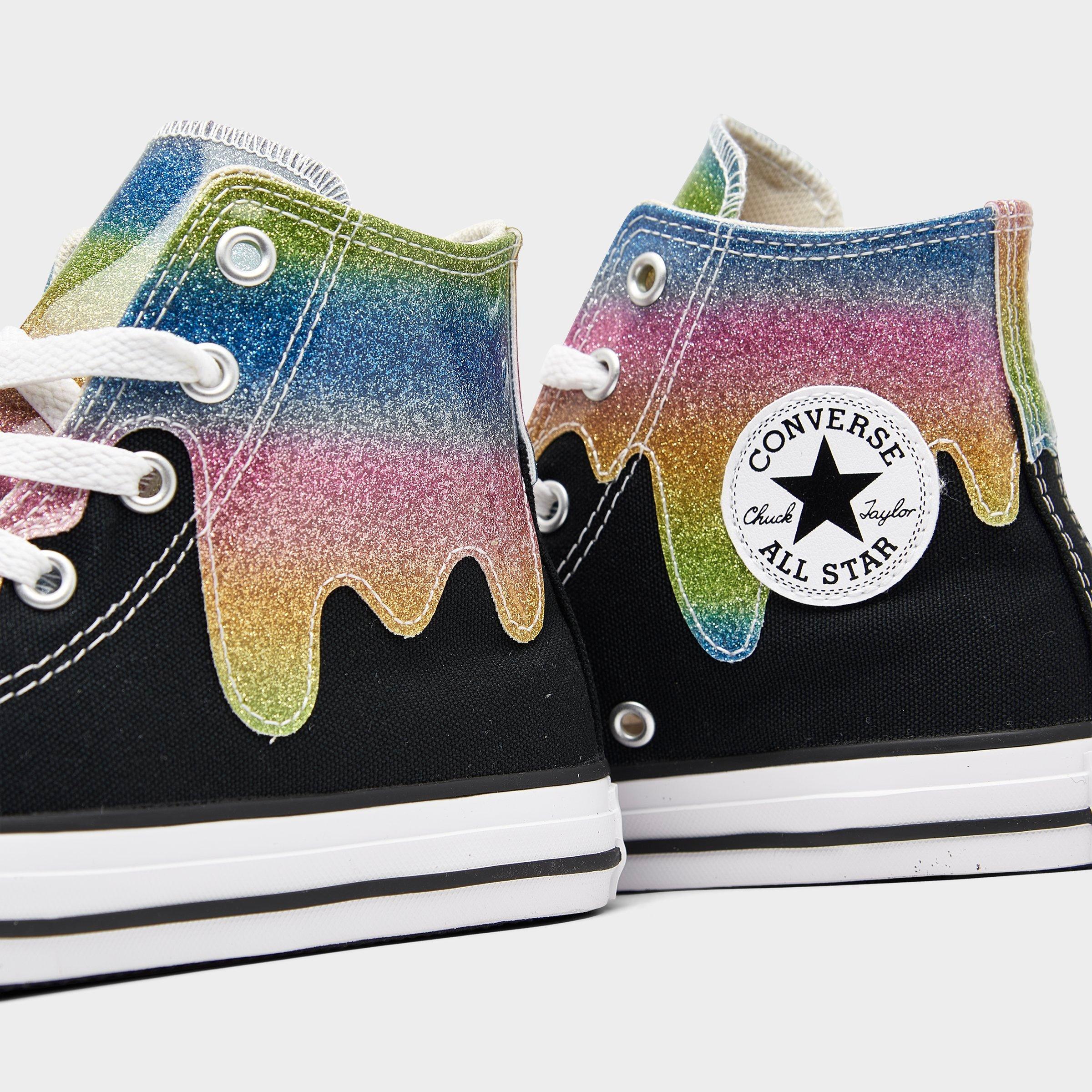infant converse glitter
