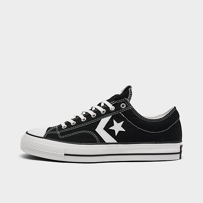 Right view of Converse Star Player 76 Casual Shoes in Black/Vintage White/Black Click to zoom