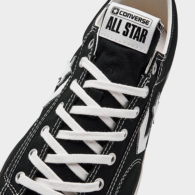 Front view of Converse Star Player 76 Casual Shoes in Black/Vintage White/Black Click to zoom