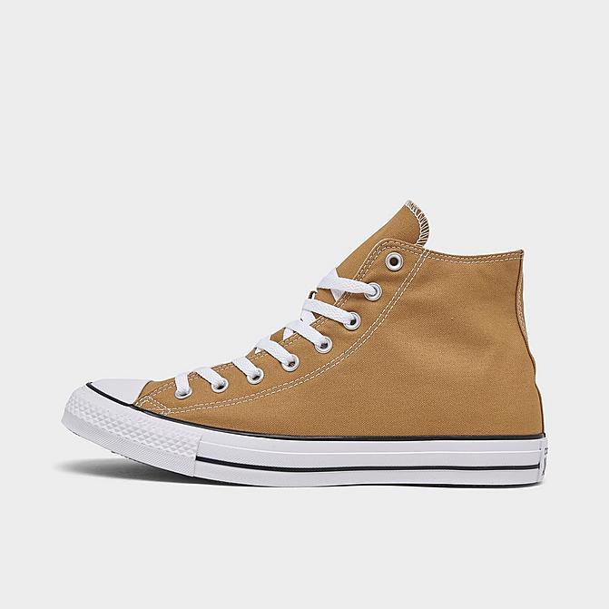 Right view of Men's Converse Chuck Taylor All Star Flames High Top Casual Shoes in Burnt Honey Click to zoom
