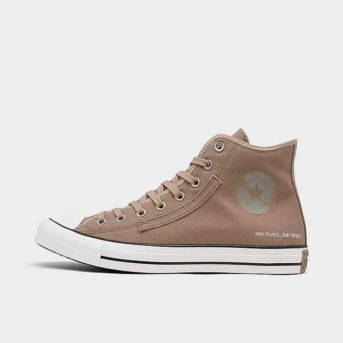 Right view of Converse Chuck Taylor All Star Future Utility Casual Shoes in Taupe/White Click to zoom