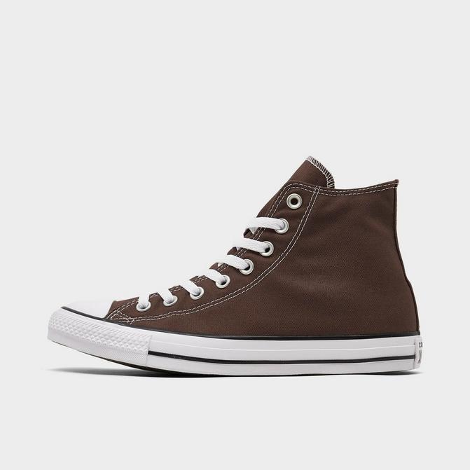 Brown converse shop shoes