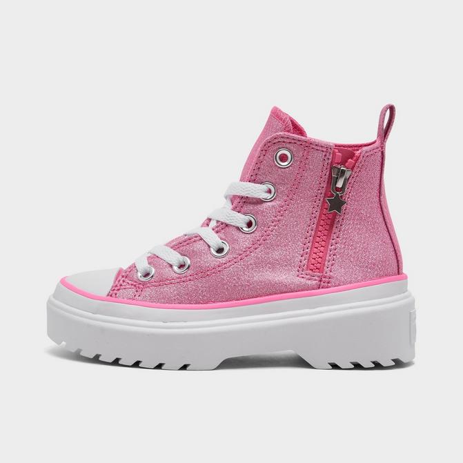 Girls' Little Kids' Converse Chuck Taylor All Star Lugged Lift Glitter Platform Casual Shoes | Finish Line