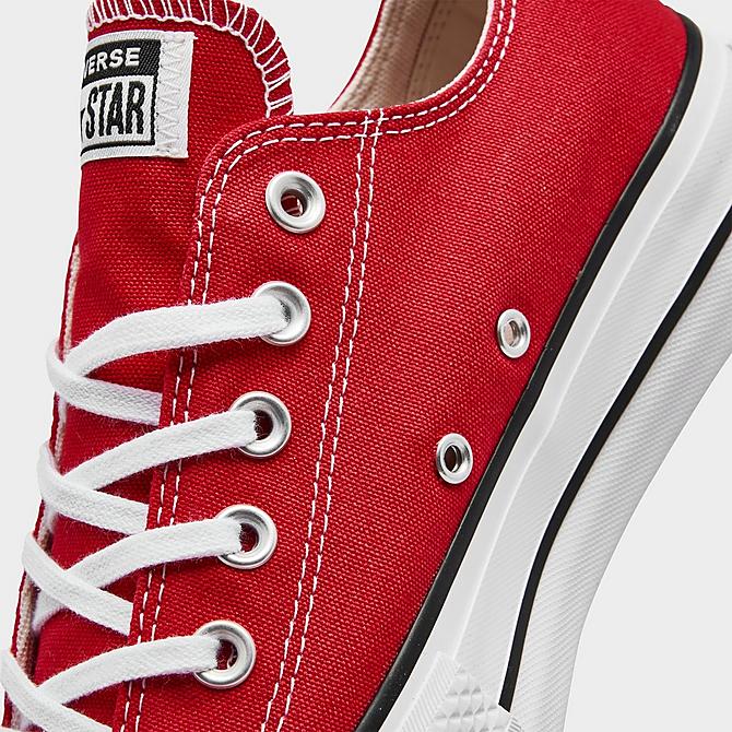 Front view of Women's Converse Chuck Taylor All Star Lift High Casual Shoes in Converse Red/White/Black Click to zoom