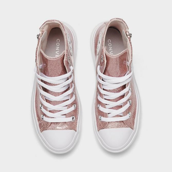 Baby girl fashion rose gold converse