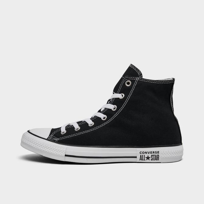 Big kids black converse best sale