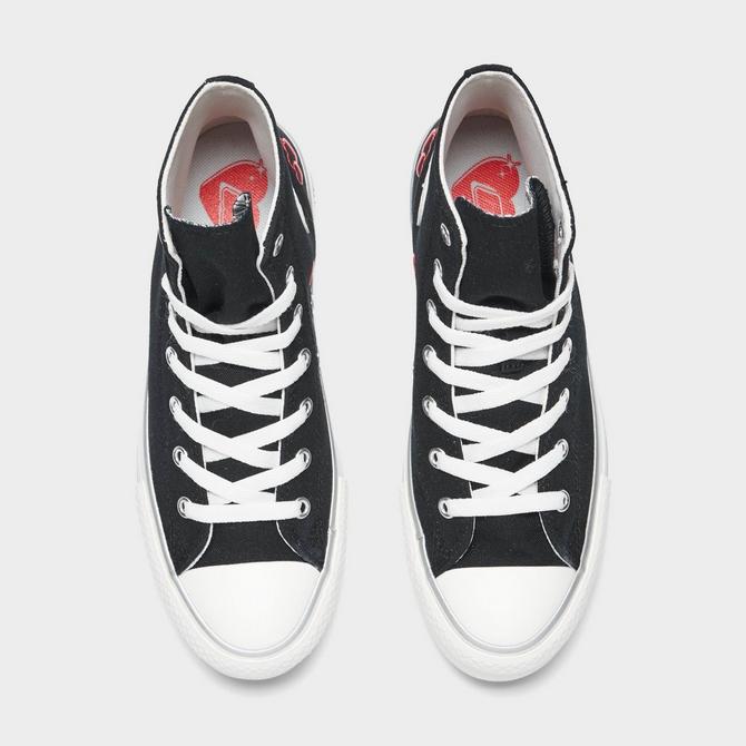 Kids hot sale heart converse