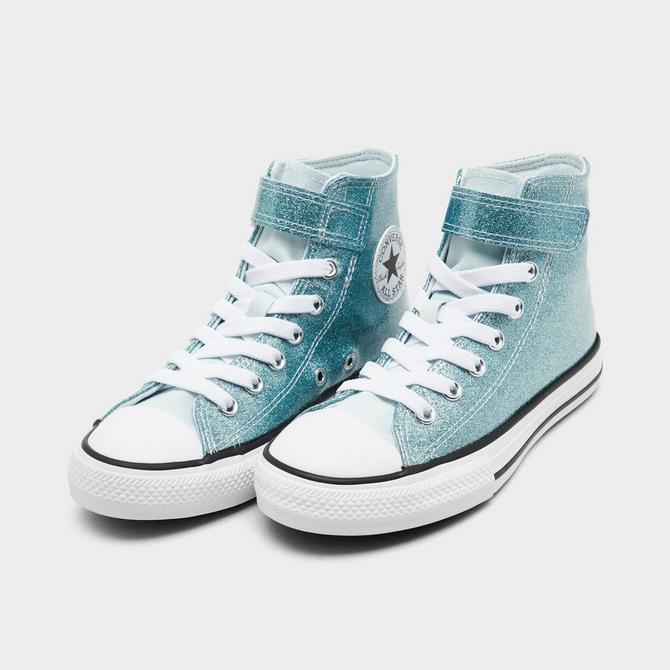 Girls Little Kids Converse Chuck Taylor All Star Coated Glitter Easy On Casual Shoes