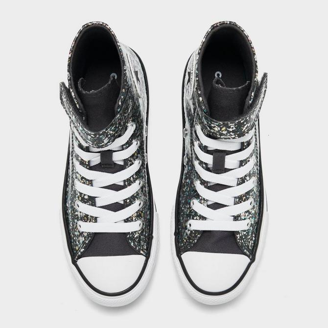 Girls Little Kids Converse Chuck Taylor All Star Glitter Easy On Casual Shoes