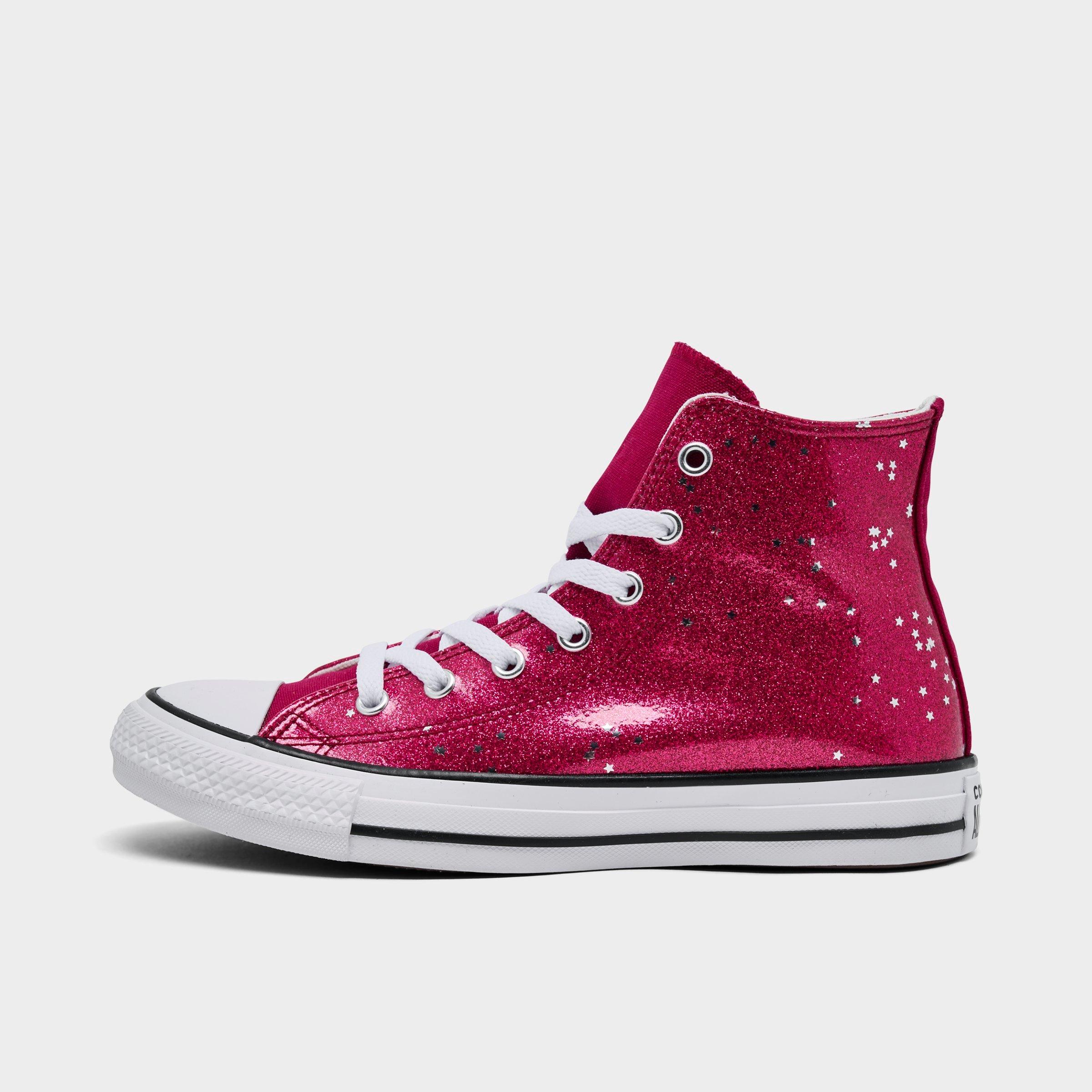 ちょこ Girls' Big Kids' Converse Chuck Taylor All Star Glitter High