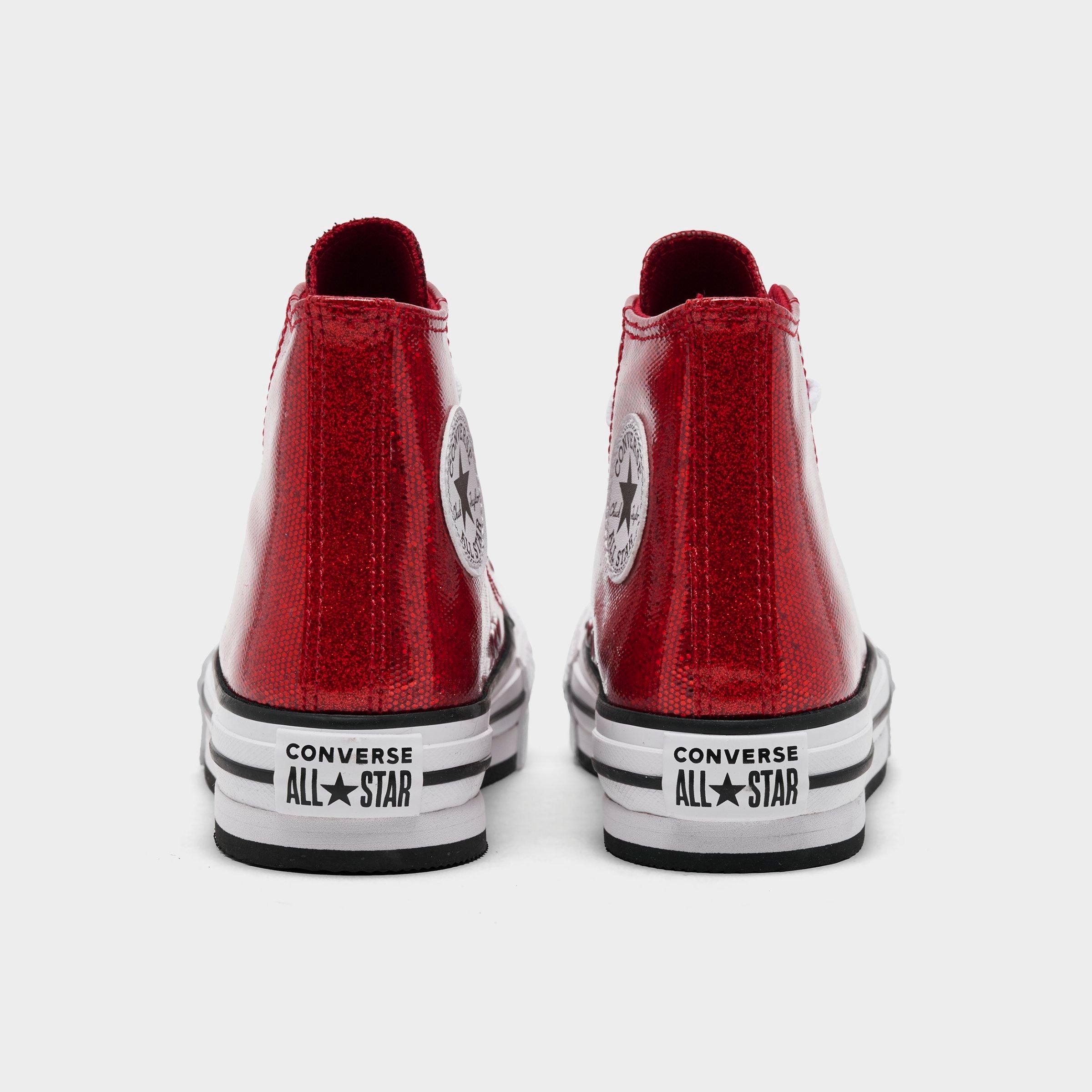 Girls' Little Kids' Converse Chuck Taylor All Star Glitter Lift Platform Casual Shoes