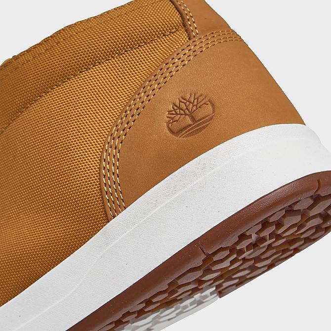 Front view of Men's Timberland Davis Square Chukka Sneaker Boots in Wheat Nubuck Click to zoom