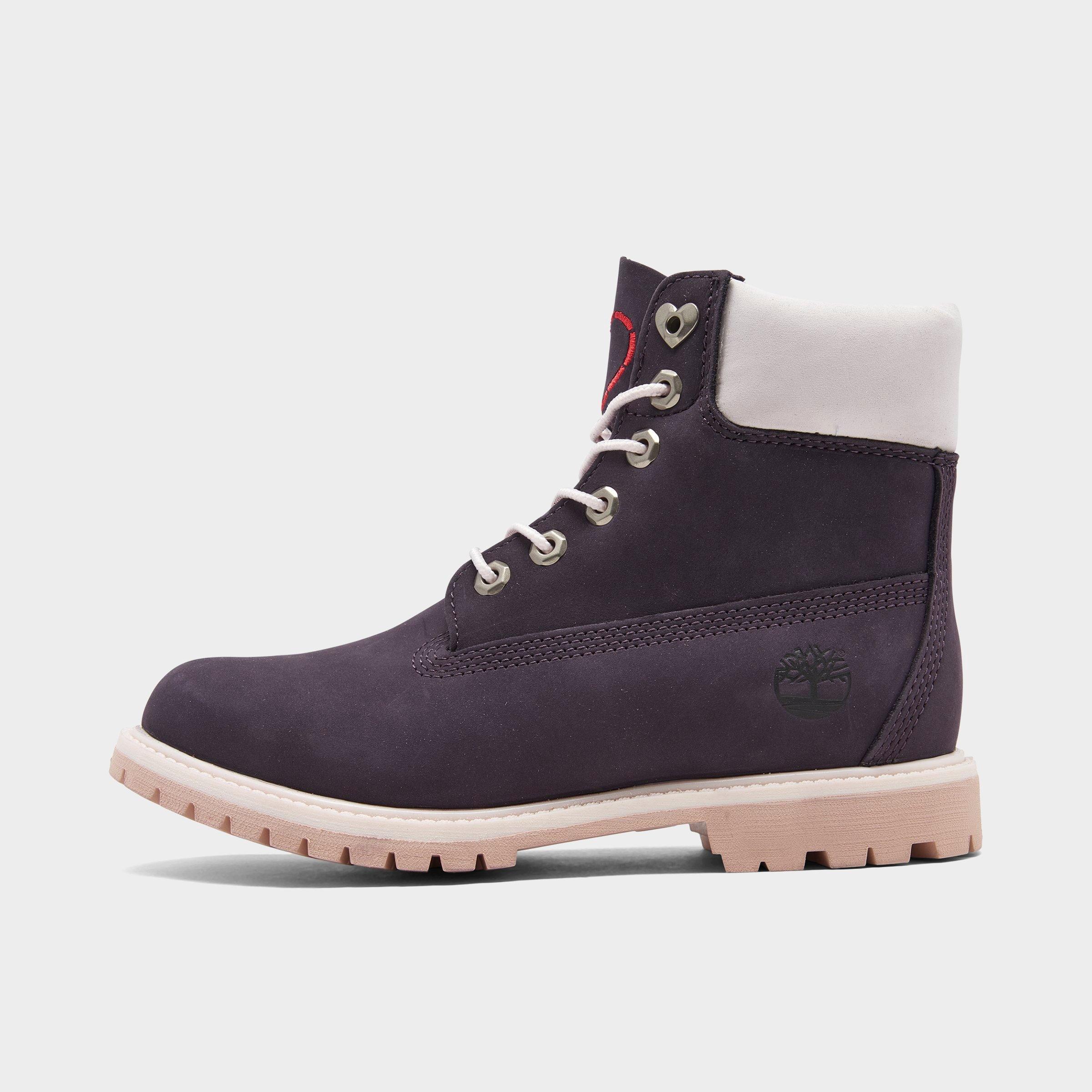 purple timberland boots womens