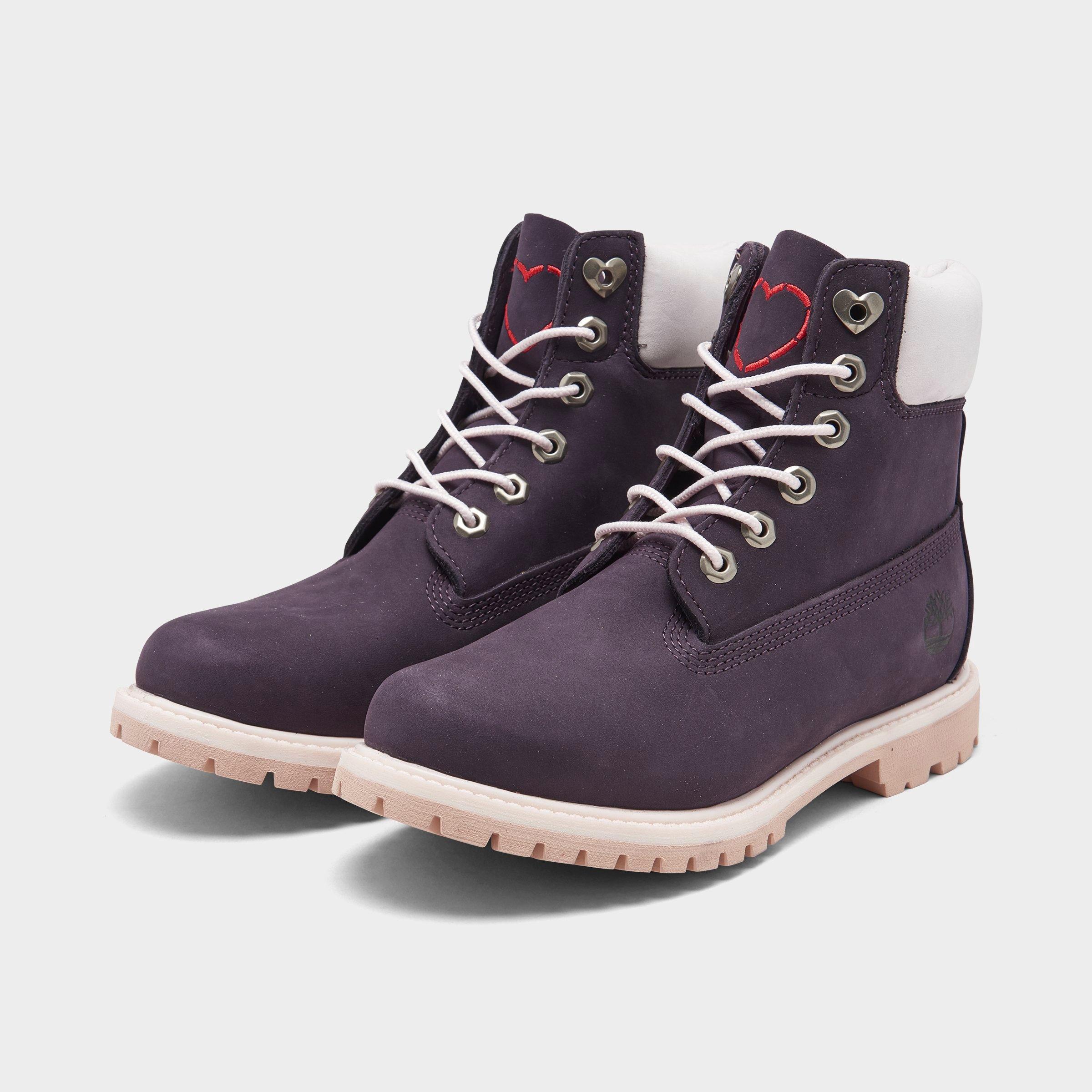 purple timberland boots womens