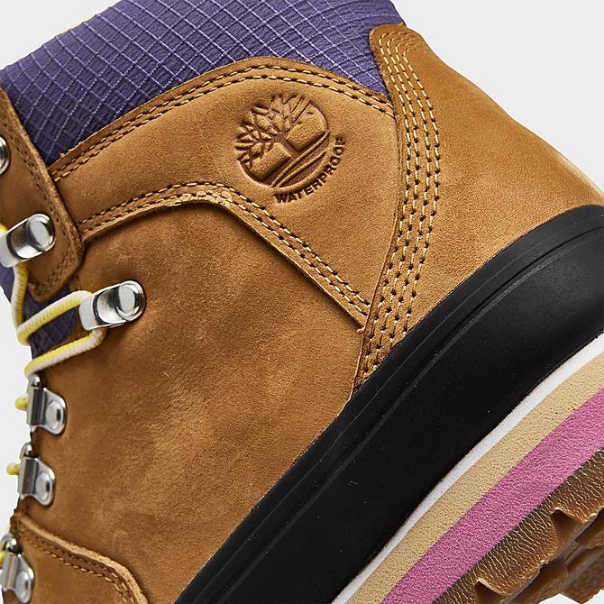 Front view of Women's Timberland Euro Hiker Boots in Wheat Nubuck Click to zoom
