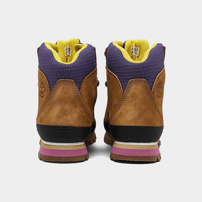 Left view of Women's Timberland Euro Hiker Boots in Wheat Nubuck Click to zoom