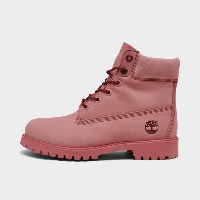 Red girl cheap timberland boots