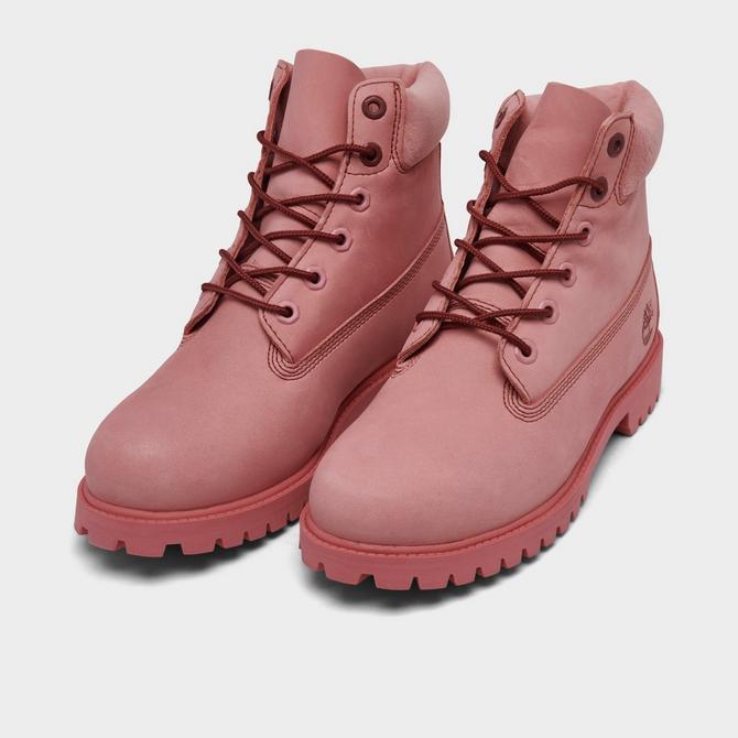 Pink cheap timbs kids