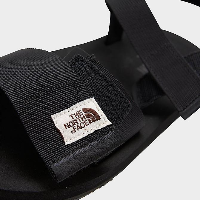 Front view of Men's The North Face Skeena Cage Sandals in Black Click to zoom