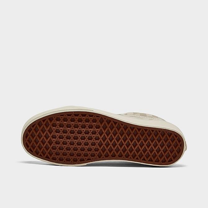 Bottom view of Big Kids' Vans Old Skool Casual Shoes in Turtledove Click to zoom