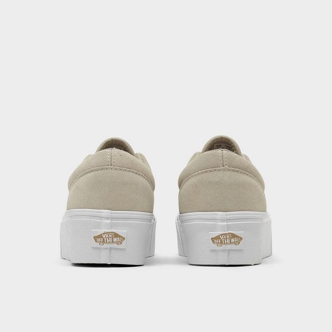 Vans old skool hummus 2025 suede true white womens