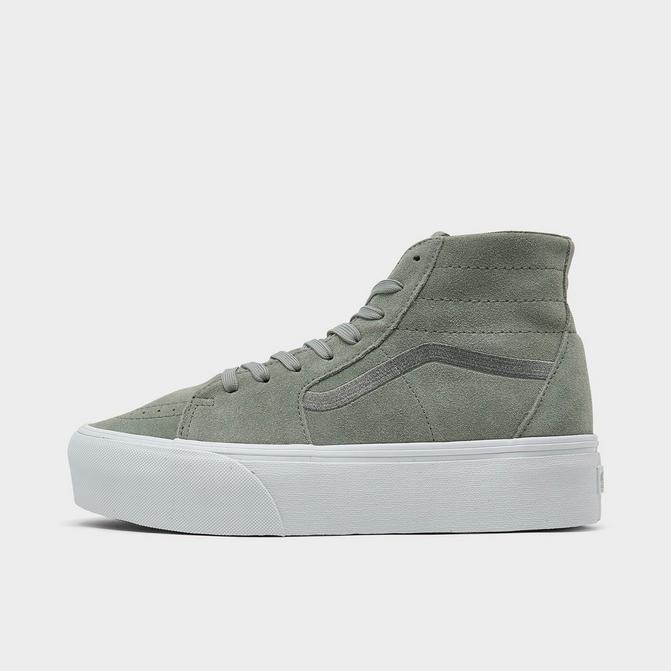 Vans sk8 clearance hi grey suede