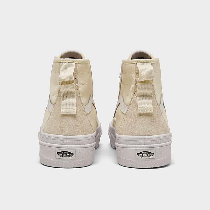 Left view of Women's Vans Sk8-Hi Sentry Casual Shoes in Marshmallow Click to zoom