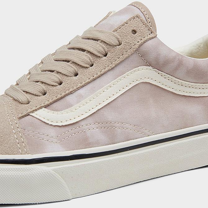 Front view of Women's Vans Old Skool Casual Shoes in Light Brown Click to zoom