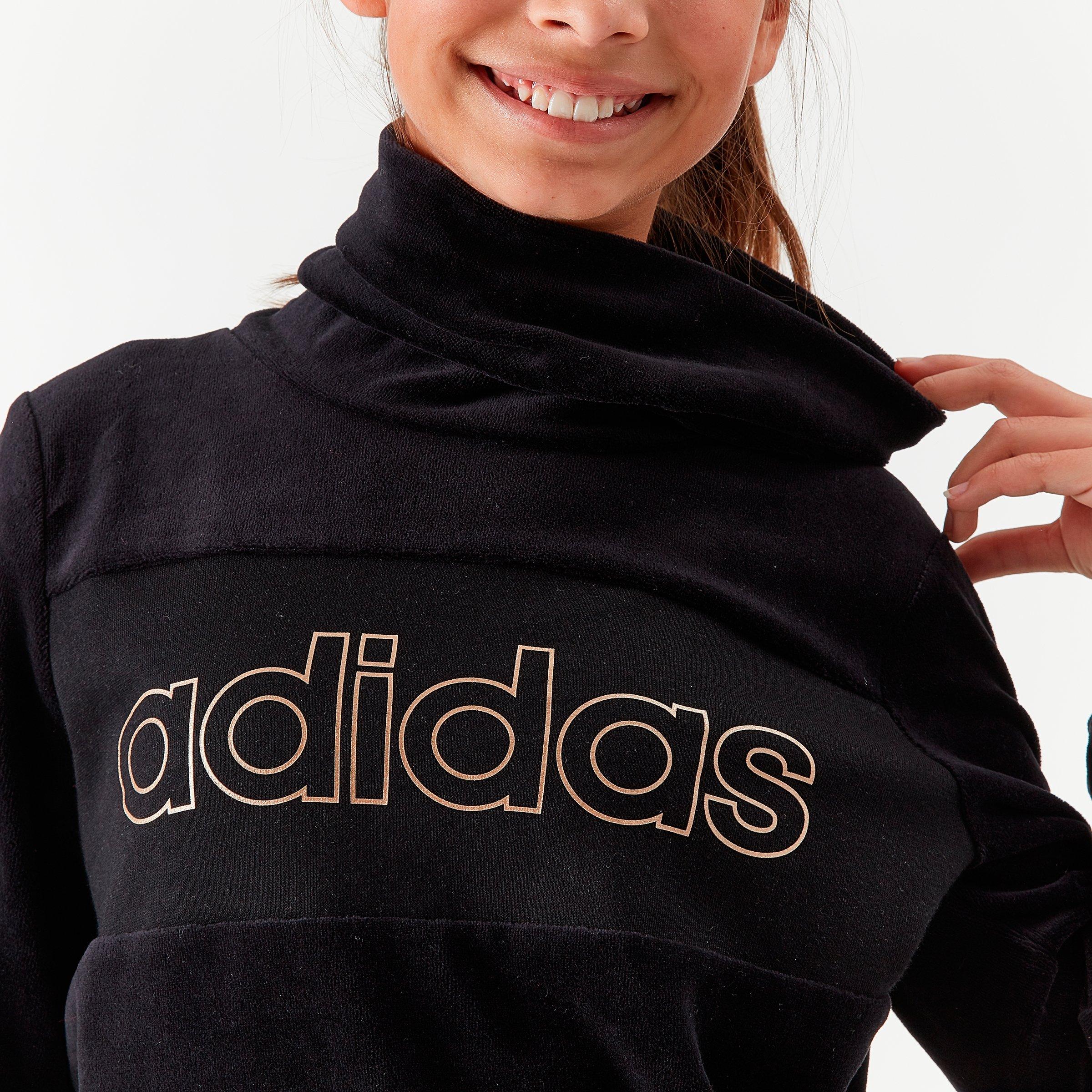 adidas funnel neck hoodie