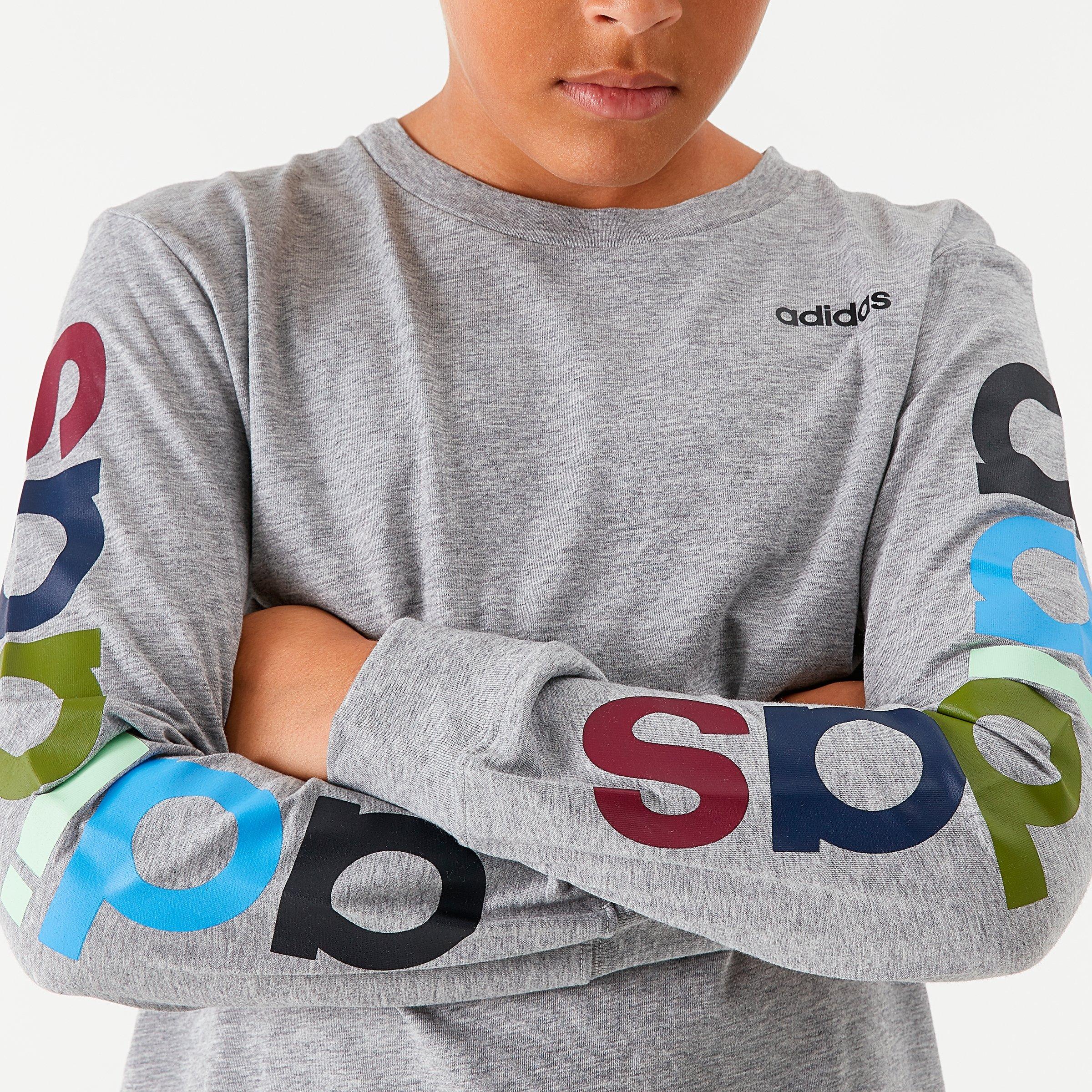 boys adidas long sleeve shirt