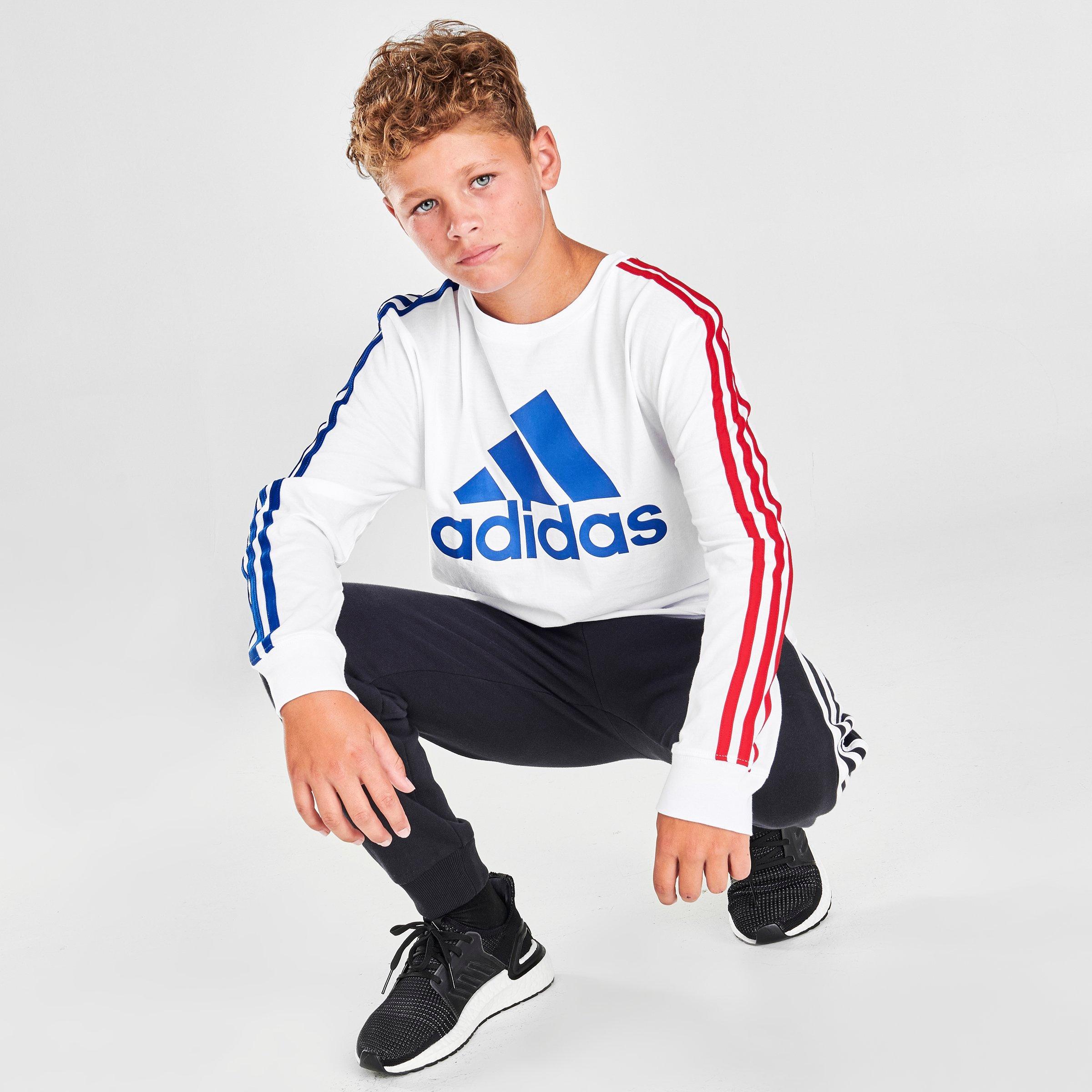 boys adidas long sleeve shirts